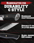 Handmade Knife, Meat Cutting Carving & Slicing BBQ Knife For Men - Kitchen Perfection LLC