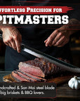 Handmade Knife, Meat Cutting Carving & Slicing BBQ Knife For Men - Kitchen Perfection LLC