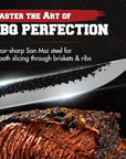Handmade Knife, Meat Cutting Carving & Slicing BBQ Knife For Men - Kitchen Perfection LLC