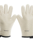 Silicone Smoker Oven Gloves - Extreme Heat Resistant BBQ Gloves - Handle Hot Food Right on Your Grill Fryer Pit - Kitchen Perfection LLC