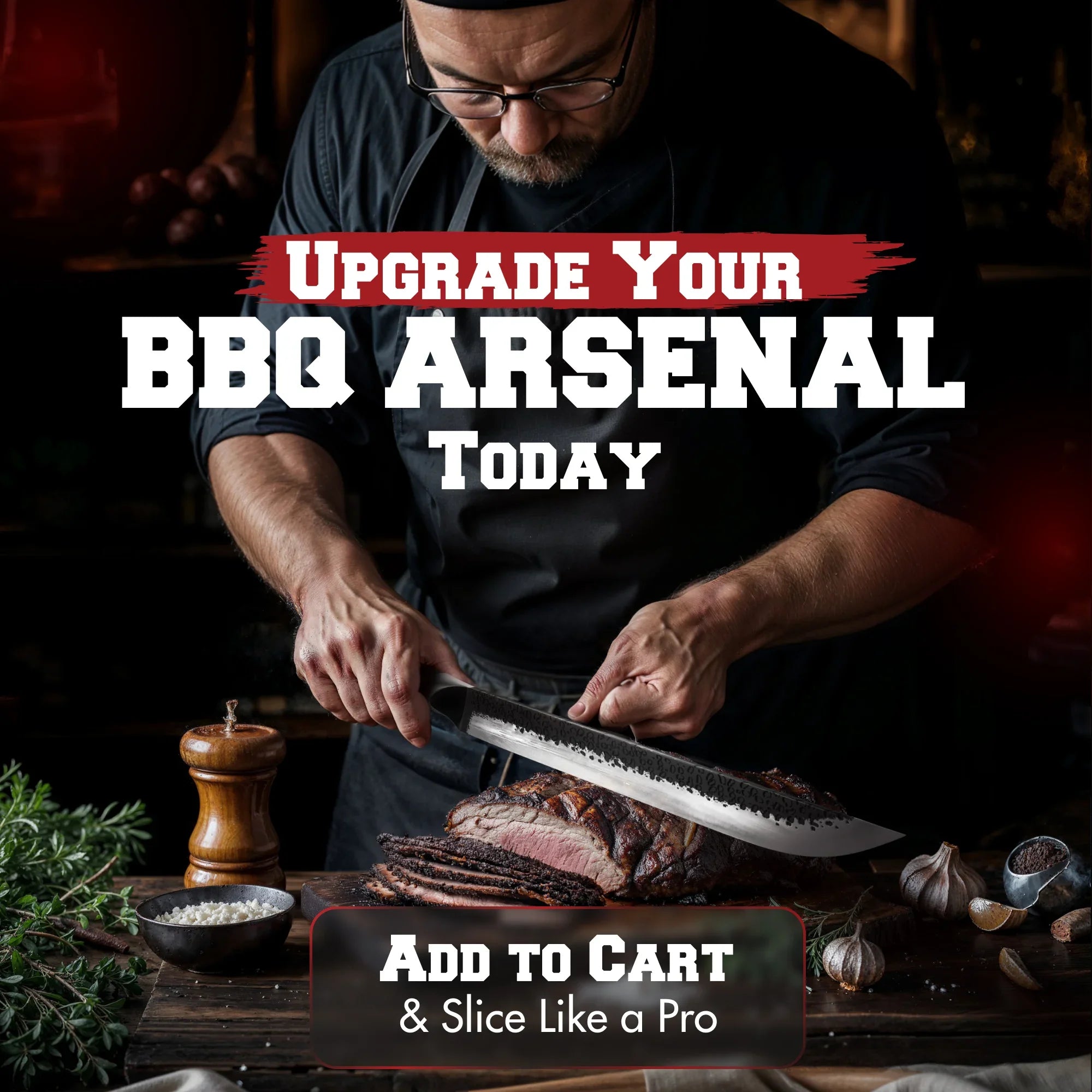 Handmade Brisket Knife - Kitchen Perfection LLC