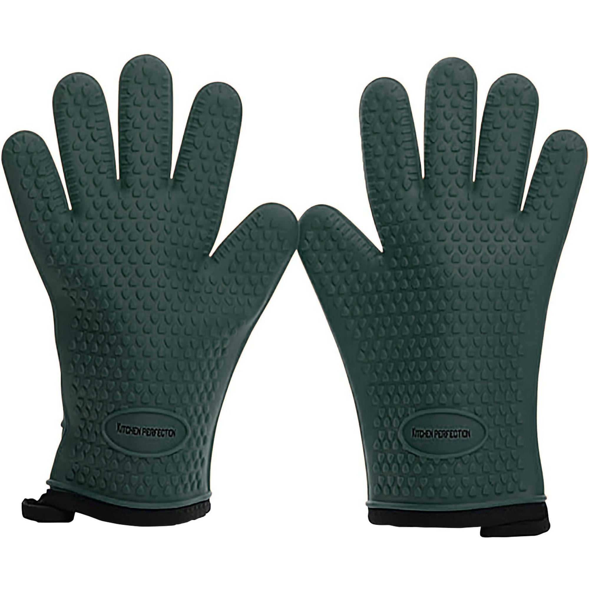 Silicone Oven Mitts – Heat-Resistant Protection – Kitchen