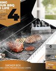 Smoker Box For Gas Grill - Kitchen Perfection LLC