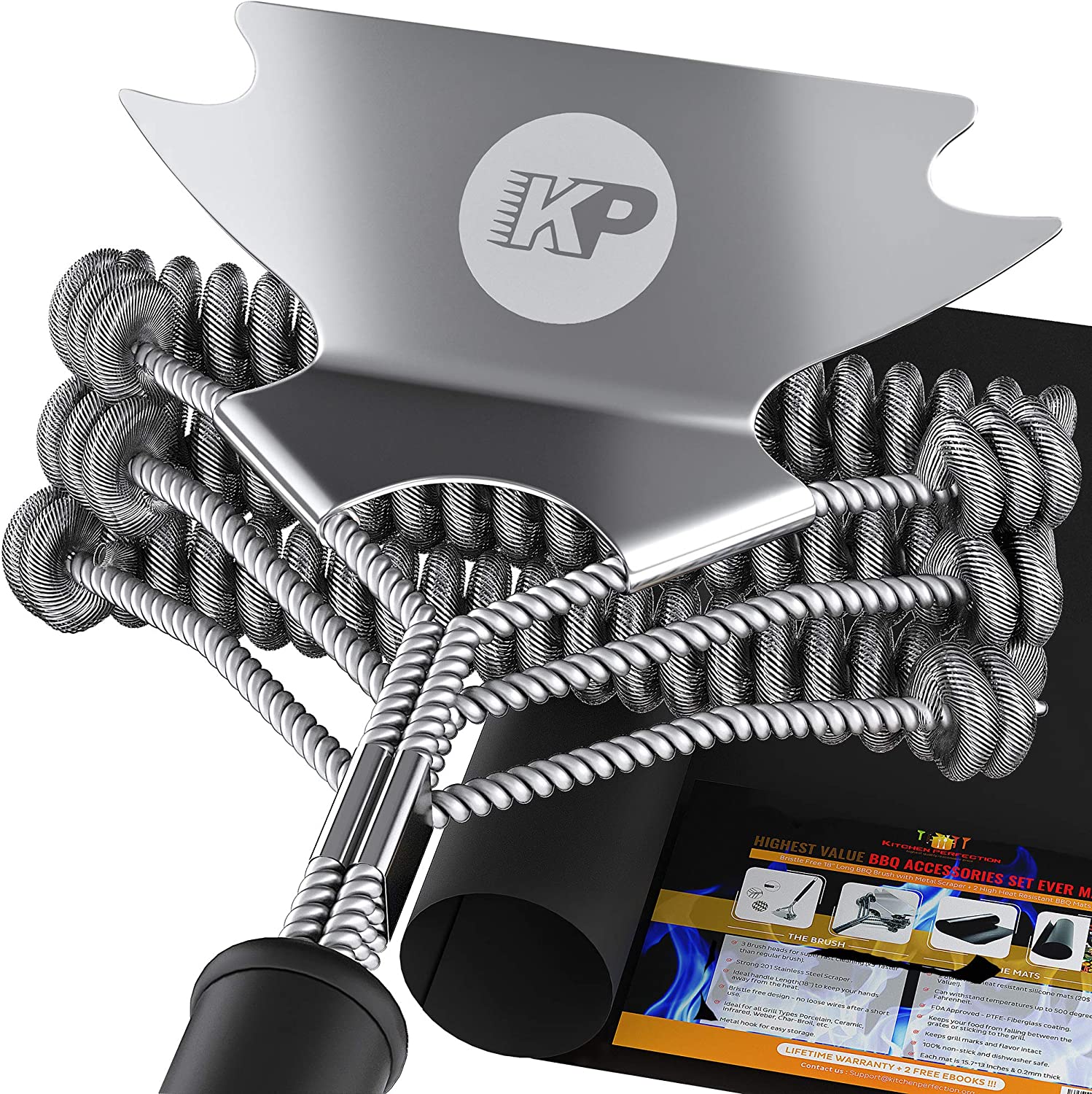 Thin Grill Brushes - Kitchen Perfection LLC