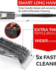 Thin Grill Brushes - Kitchen Perfection LLC
